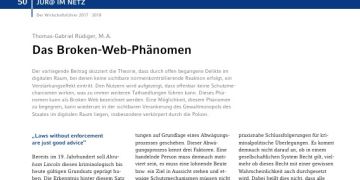 Erste Seite des Artikels