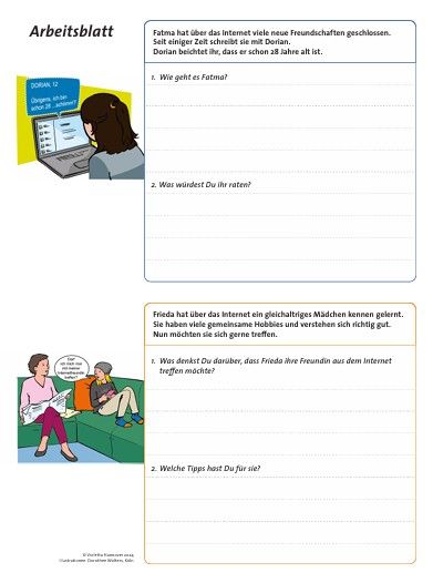 Arbeitsblatt aus dem Praxismaterial