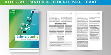 Titelbilv von klicksafe Plakat Cybergrooming – Sexuelle Gewalt im Internet