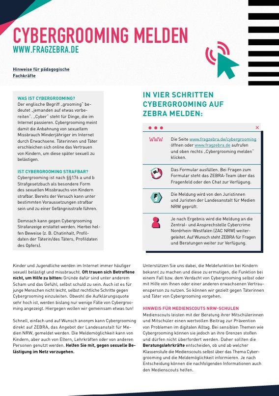 Erste Seite des Handouts