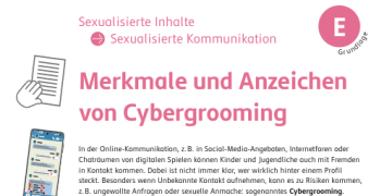 Erste Seite der Broschüre