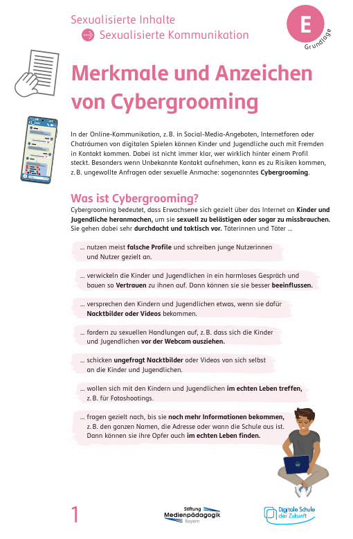 Erste Seite der Broschüre