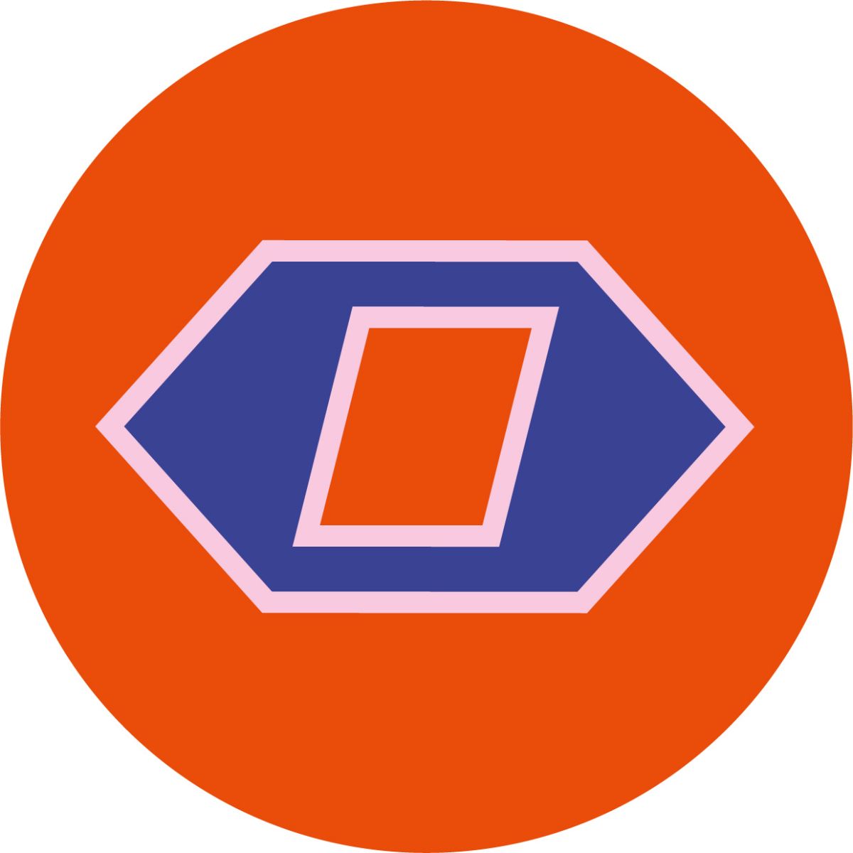 Logo des Projekts STRONG in blau auf orangenem Kreis mit weißem Hintergrund